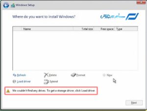 در این مرحله باید Load driver را انتخاب کنید.