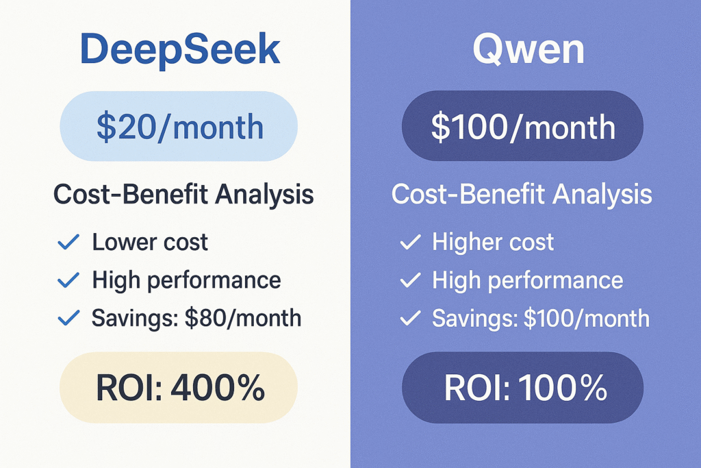 مقایسه کامل و جامع هوش مصنوعی رایگان DeepSeek و Qwen در سال 2025: راهنمای انتخاب بهترین AI