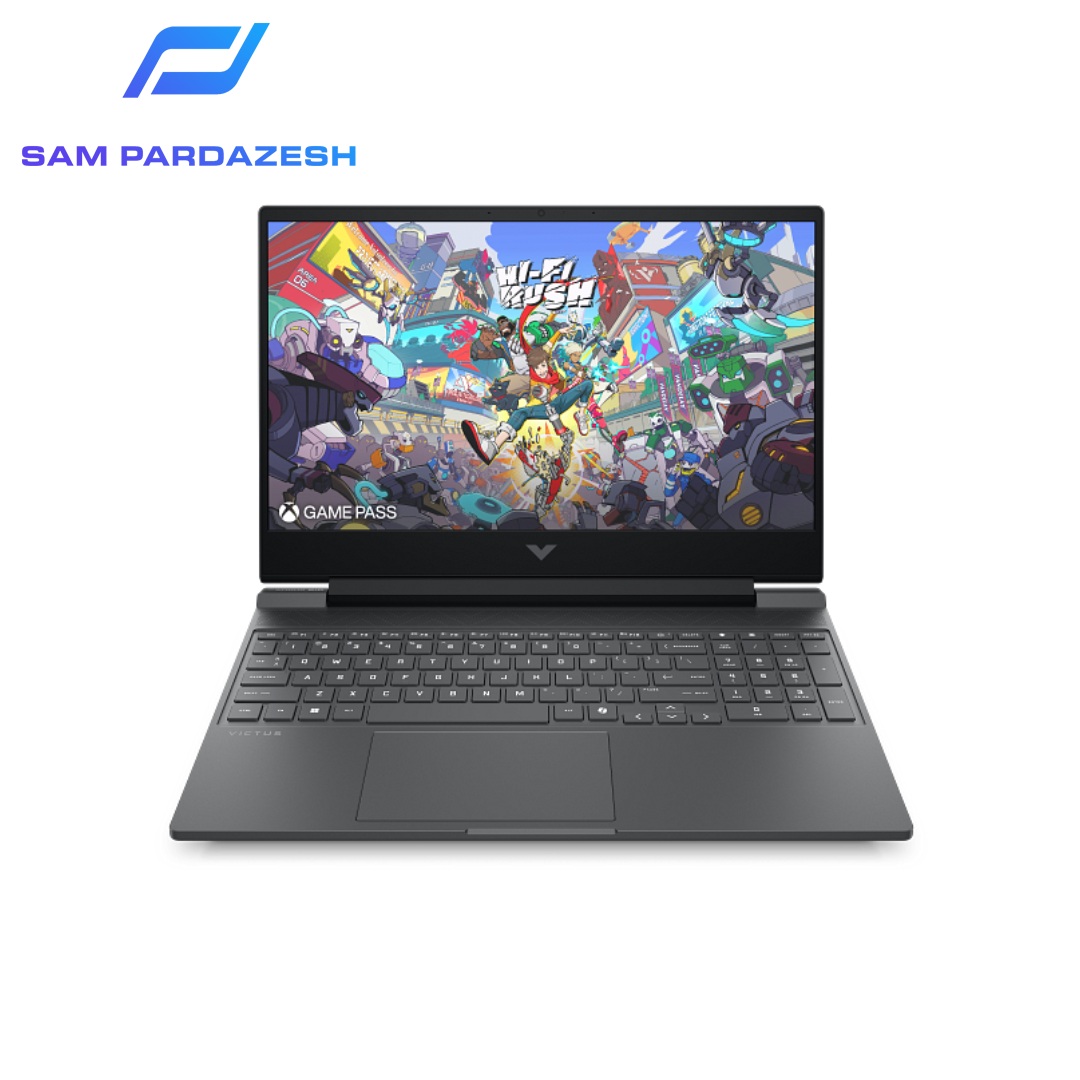 لپ تاپ گیمینگ اچ پی 15.6 اینچی Hp Victus 15 FA2115NIA Core 7 240H 64GB DDR5 2TB SSD 8GB RTX5060
